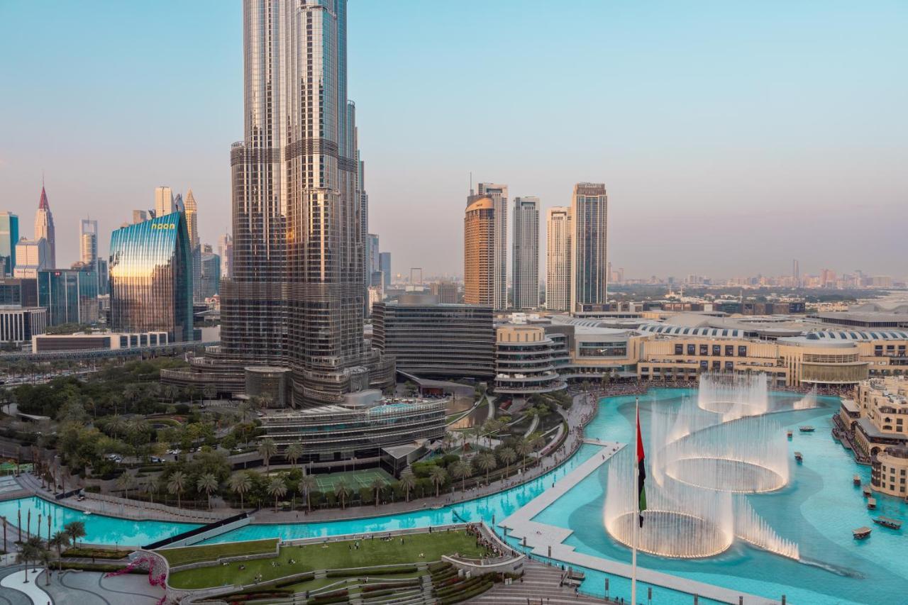 Elite Royal Apartment - Full Burj Khalifa & Fountain View - Premium Dubaj Kültér fotó