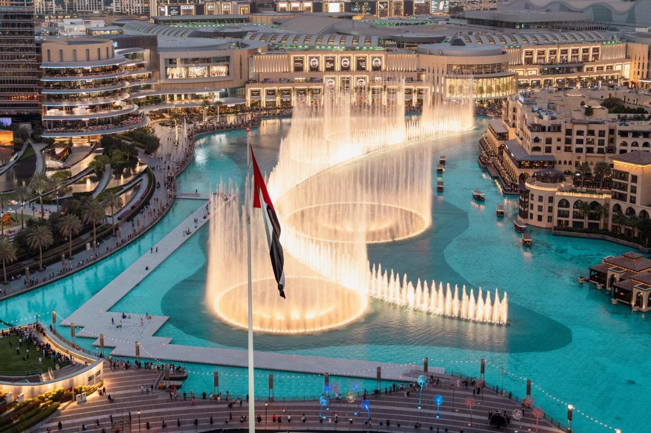 Elite Royal Apartment - Full Burj Khalifa & Fountain View - Premium Dubaj Kültér fotó