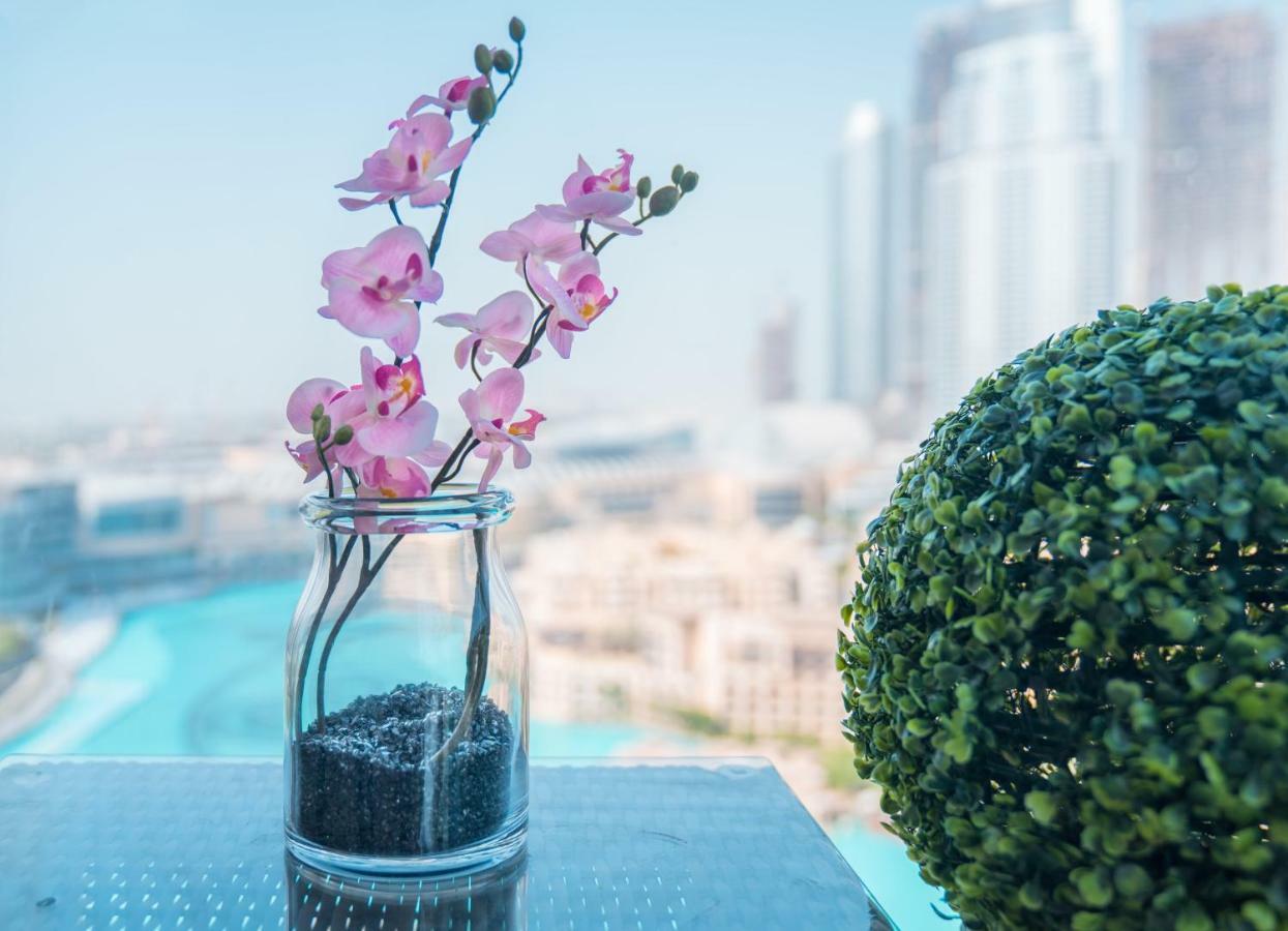 Elite Royal Apartment - Full Burj Khalifa & Fountain View - Premium Dubaj Kültér fotó